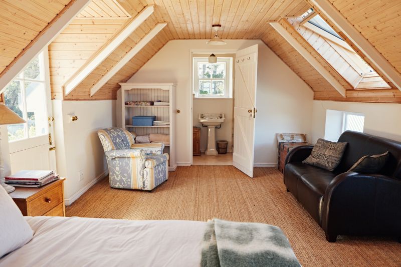 Attic Bathroom with Skylight
